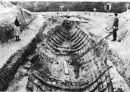 Remains of a Ship's burial at Sutton Hoo