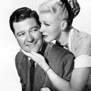 Always a good guy, Dennis Morgan pictured with Ginger Rogers.