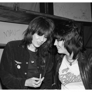 Chrissie Hynde & Joan Jett in 1980