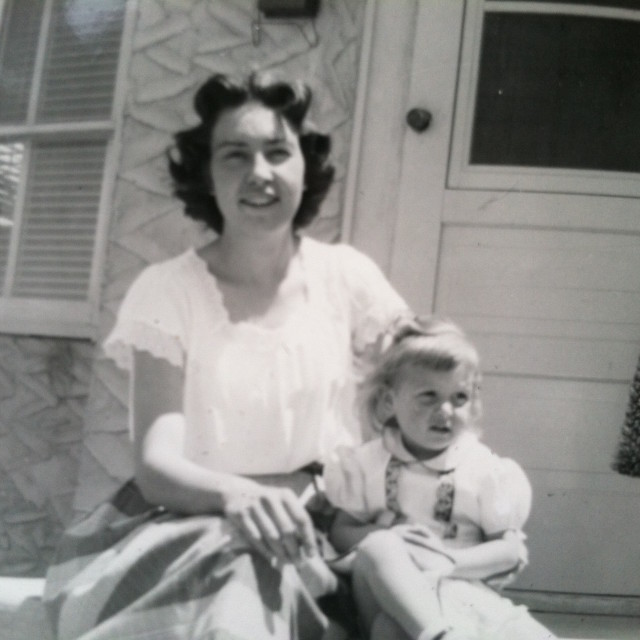 Role reversal. My mother, Florence, and sister, Annette. Without the attentive care me sisters give my mom ... I don't know. Grateful.