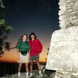 Col & me in Tikal Guatemala about 1989.