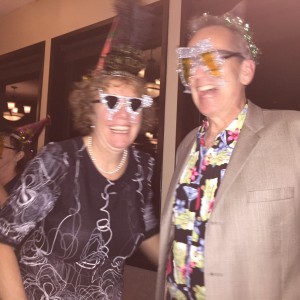 Jeff and Lori mentally preparing for St. Helens this summer.