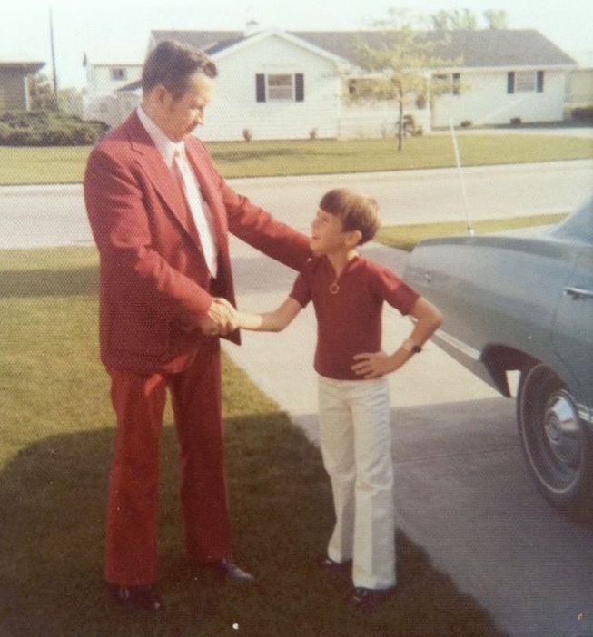 Me and my old man - 1973.