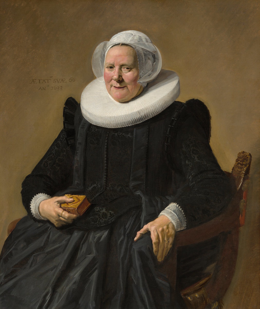 Frans Hals’s 1633 “Portrait of an Elderly Lady”